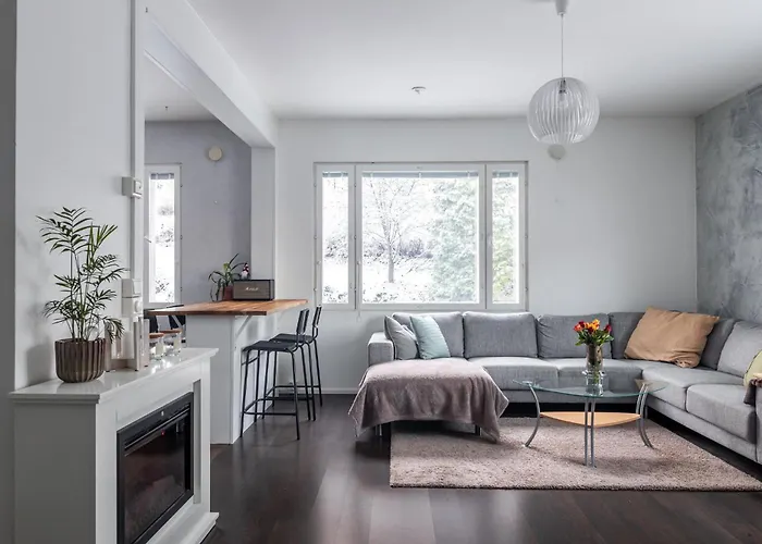 Beautiful 1Br Apartment Near Lahti Center With Free Parking